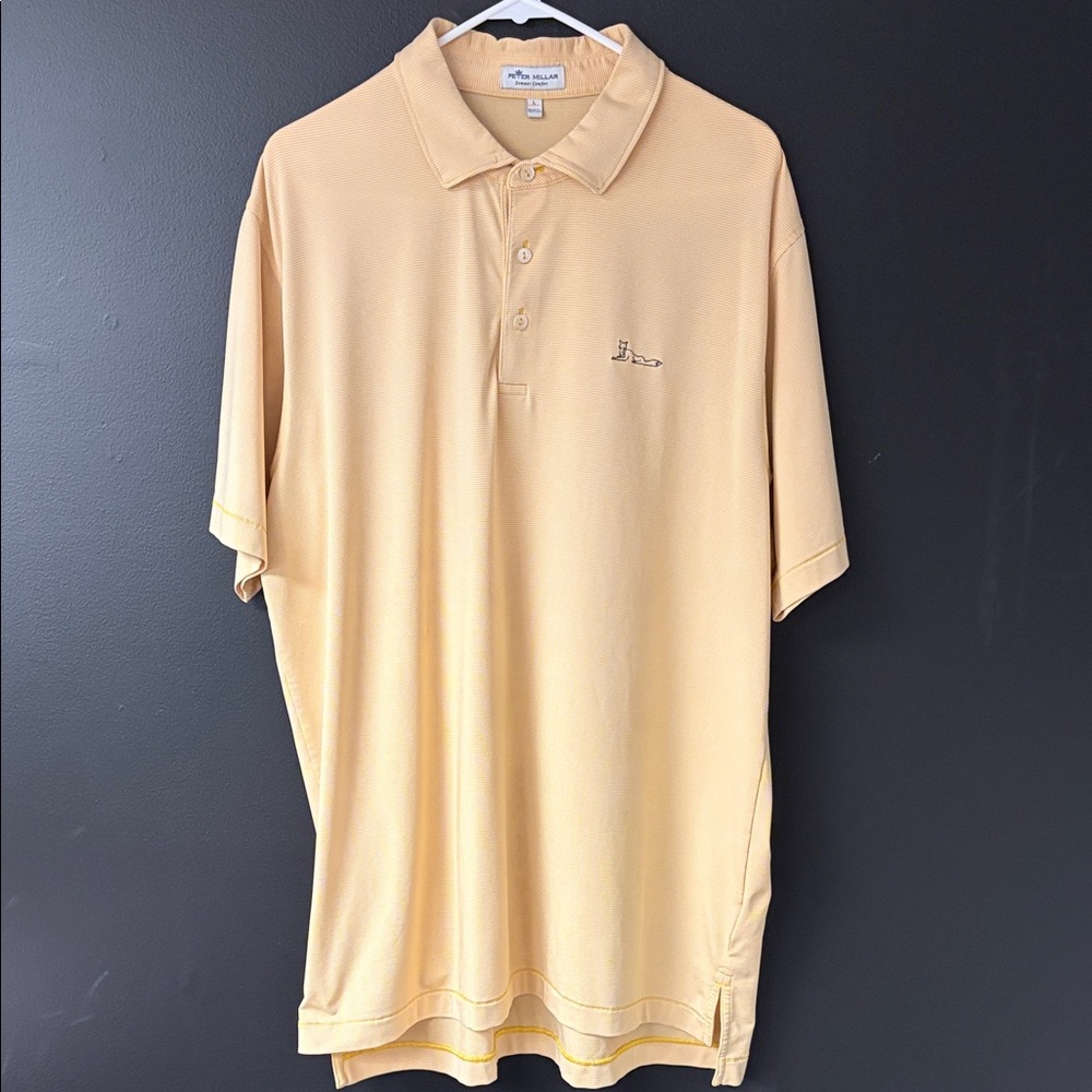 Peter Millar Tour Men's Yellow polo